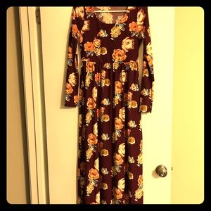 Never Worn! Floral Maxi Dress